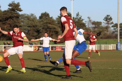 Enfields Shaun Okojie (10) shoots