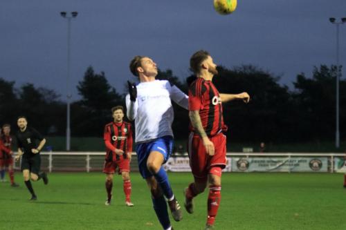 Enfields Sam Youngs (L) and Regents Pip Boyland