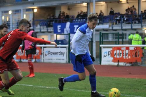 Enfields Sam Youngs (R) and Regents Romario Dunne