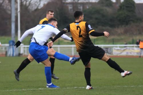 Enfields Lyle Della-Verde (L) and Crays Barney Williams