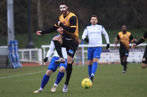 Jay Leader, who scored Crays last-minute winning goal