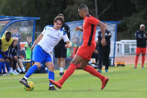 Enfields Sam Youngs and Mersthams Charlie ten Grotenhuis (R)x