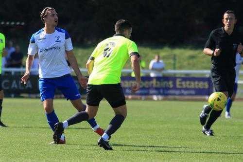 Enfields Sam Youngs (L) and Potters Bars William Wambeek