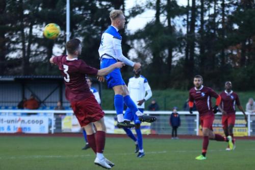 Wingates Charley OKeefe (L) and Enfields Ryan Blackman