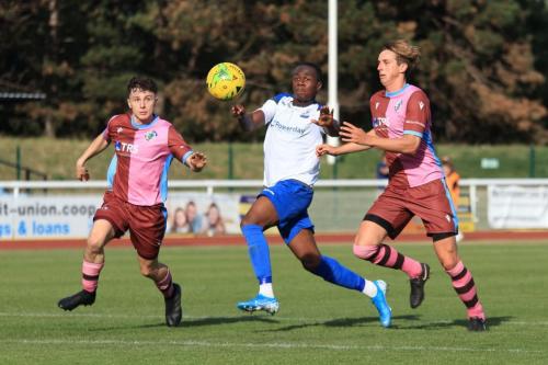 Enfields Ken Charles and Casuals Robert Jamison (R) and Jack Tucker