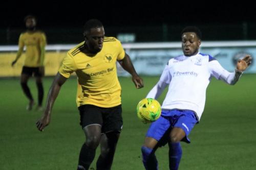 Enfields Samson Esan (R) and Broadfields Rex Kimona