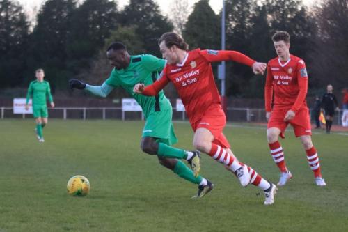 Enfields Bobson Bawling and Hornchurchs Mickey Parcell and Sonny Dutton (R)