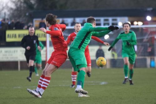 Hornchurchs Mickey Parcell (L) and Enfields Billy Bricknell