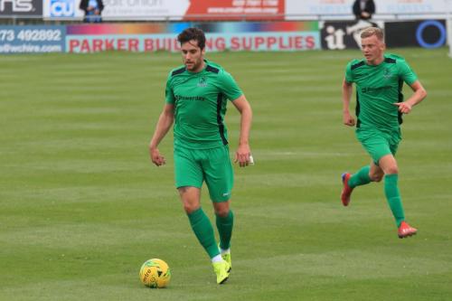 Enfields James Potton (L) and Joe Payne