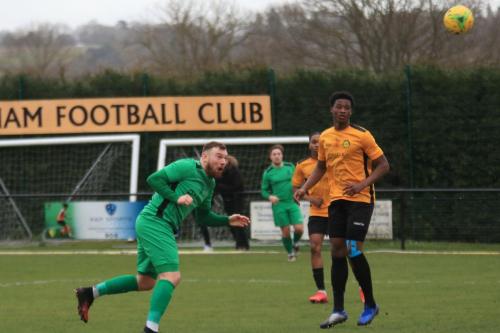 Billy Bricknell heads over the bar