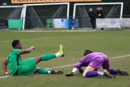 Ken Charles puts Enfield 1-0 upx