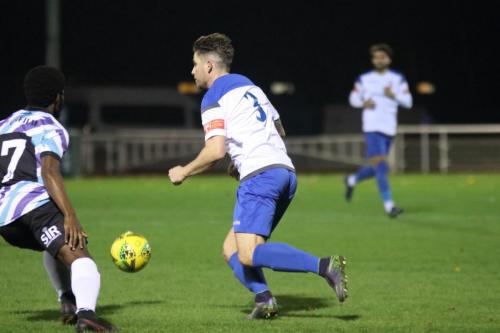 Enfield's Lee Chappell (R) and Margate's Richard Afrane-Kesey