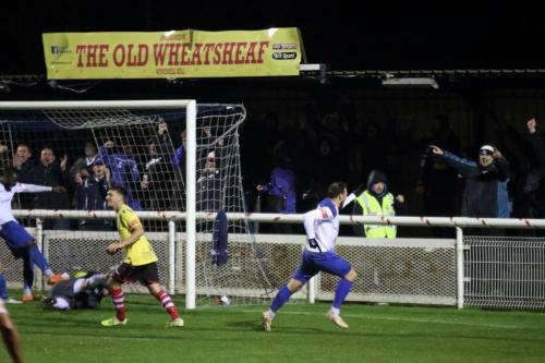 Billy Bricknell wheels away after equalising