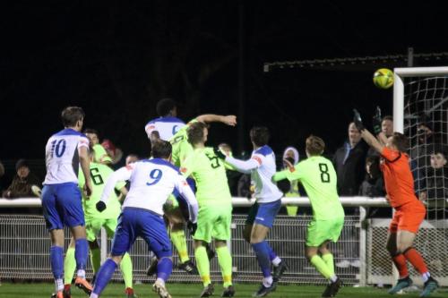 Jeremiah Gyebi puts Enfield 1-0 up