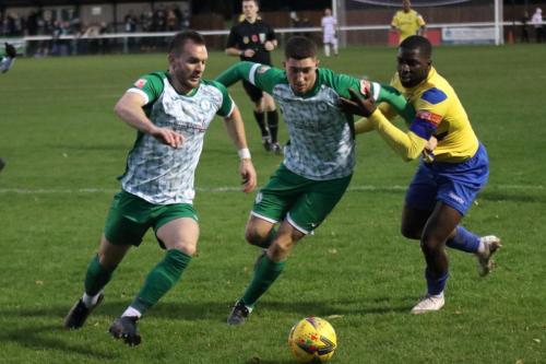 IMG 7550-Biggleswades-Russell-Short-L-and-Sam-Squire-and-Enfields-Percy-Kiangebeni