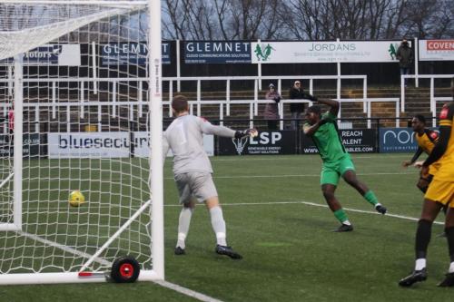 IMG 9377-Percy-Kiangebeni-just-misses-at-the-far-post