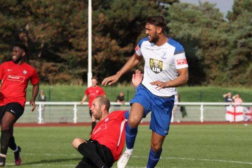 IMG 4712-Enfields-Matt-Walsh-R-shoots.-The-shot-was-saved-but-Muhammadu-Faal-scored-from-the-rebound