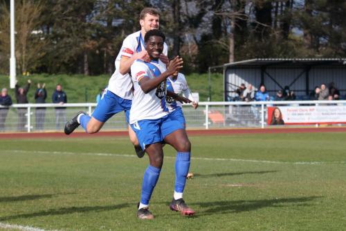 IMG 5476-Ryan-Bray-L-and-Jerry-Gyebi-celebrate-Gyebis-goal