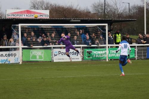 IMG 9580-Lewes-keeper-Lewis-Carey-watches-a-shot-pass-over-the-bar