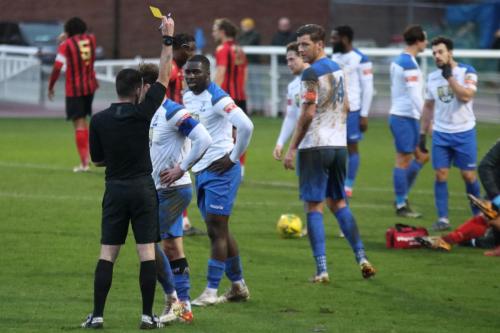 IMG 9701-The-referee-shows-the-yellow-card-after-a-foul-by-Percy-Kiangebeni.-He-also-appeared-to-show-Percy-a-yellow-in-the-second-half-so-this-may-have-been-to-Scott-Thomas