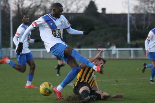 IMG 8587-Folkestones-Josh-Vincent-makes-a-perfectly-timed-challenge-on-Muhammadu-Faal