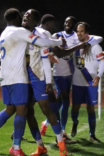 IMG 8207 Enfield celebrate the winning goal