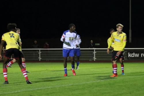 IMG 5325-Enfields-Andre-Coker-centre-watches-as-his-shot-finds-the-net-for-the-second-goal