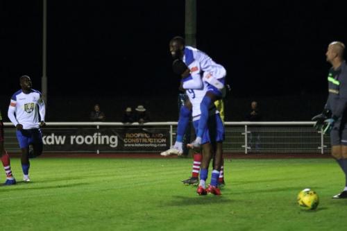 IMG 5327-Muhammadu-Faal-congratulates-Andre-Coker-9-scorer-of-the-second-goal
