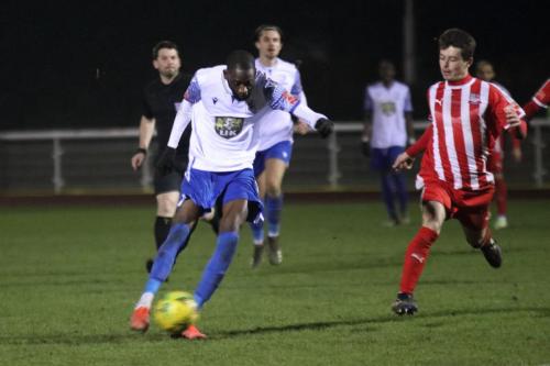 IMG 0884-Muhammadu-Faal-shoots.-The-shot-was-saved-but-the-rebound-put-in-by-Adam-Cunnington