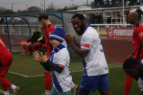 IMG 7719-Harold-Joseph-with-one-of-the-Enfield-mascots-for-the-day
