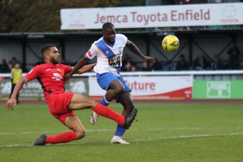 IMG 7812-Mersthams-Reuben-Collins-tackles-Percy-Kiangebeni