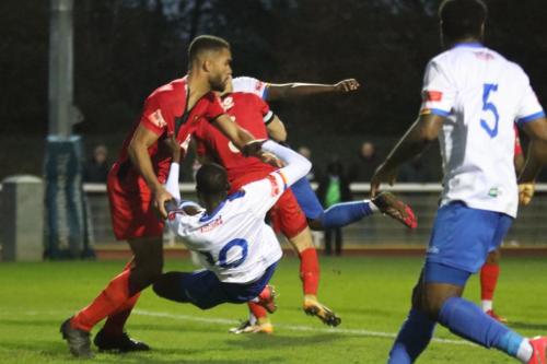 IMG 7941-Mersthams-Reuben-Collins-L-tangles-with-Muhammadu-Faal