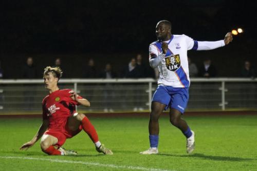 IMG 8011-Percy-Kiangebenis-shot-is-saved-but-falls-to-Muhammadu-Faal-for-the-second-Enfield-goal