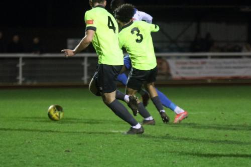 IMG 9218-Muhammadu-Faal-beats-Jaden-Sharman-3-and-Alfie-Young-before-scoring-his-third-and-Enfields-fourth-goal