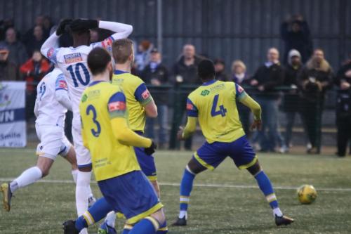 IMG 0620-Muhammadu-Faal-holds-his-head-as-the-rebound-from-his-saved-penalty-is-cleared