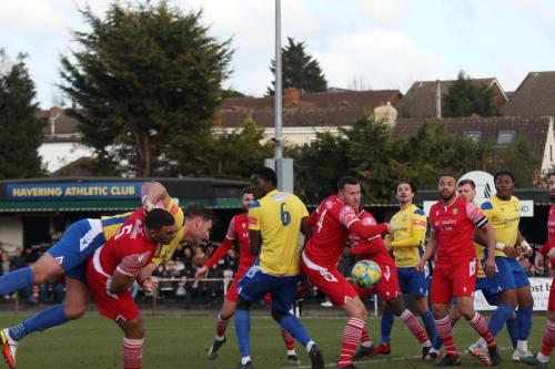 IMG 3886-Enfields-Adam-Cunnington-far-L-heads-the-winning-goal