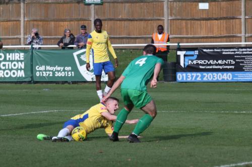 IMG 5516-For-the-second-time-in-the-game-Enfields-Ryan-Kirwan-is-brought-down-to-earn-a-penalty.-The-first-was-missed-this-one-put-Enfield-1-0-up.