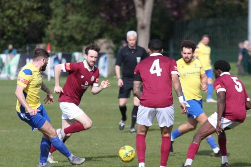 IMG 6337-Jake-Cass-L-tries-to-pick-out-Lyle-Della-Verde-with-a-pass