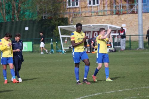 IMG 6517-Jerry-Gyebi-and-Ryan-Kirwan-R-acknowledge-the-Enfield-support