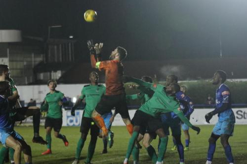 IMG 2937-Wingates-Ben-Goode-catches-a-cross