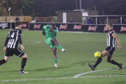 IMG 8416-Percy-Kiangebenis-shot-deflects-off-Dwayne-Duncans-knee