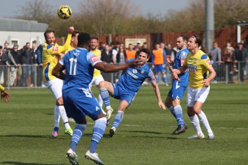 IMG 9040-Stortfords-Anthony-Church-tackles-James-Dayton