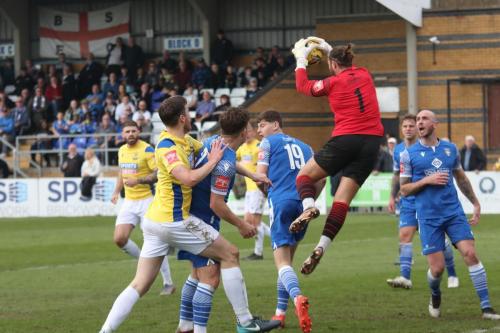 IMG 9190-Stortfords-Jack-Giddens-catches-a-cross