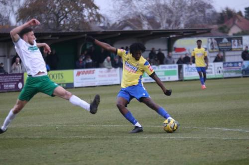 IMG 6004-Andre-Coker-shoots-as-Cameron-Black-stretches-to-block