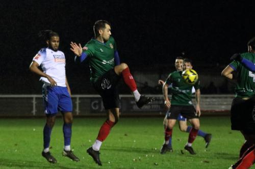 IMG 2792-Danny-Dudley-clears-from-Joshua-Okotcha