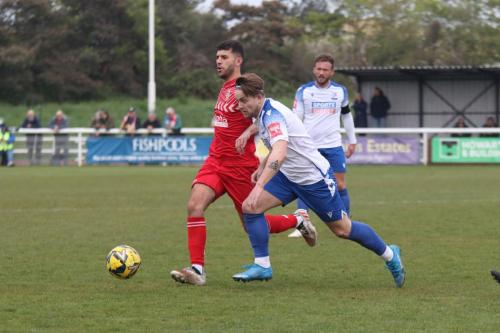 IMG 9576-Lewis-Taaffe-breaks-clear-of-Brendon-Shabani-before-being-tripped-by-Connor-Witherspoon-to-earn-a-penalty