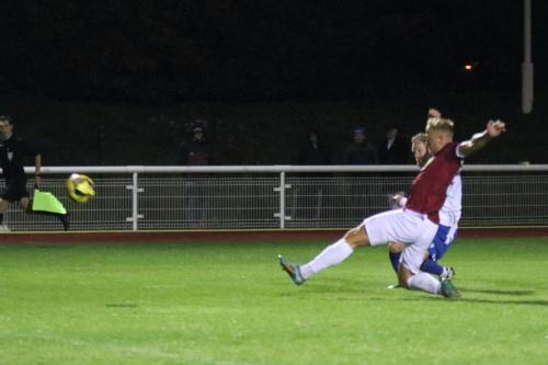 IMG 9346-Enfields-James-Dayton-shoots-wide-under-pressure-from-Tom-Bragg