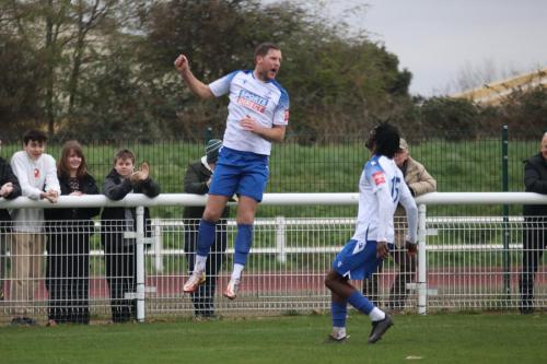 IMG 7325-Scorer-Adam-Cunnington-L-celebrates-with-Andre-Coker