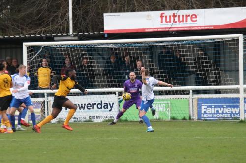 IMG 7350-Enfields-Lewis-Taaffe-clears-from-David-Ijaha