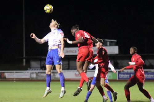 IMG 6422-Enfields-James-Richmond-wins-a-challenge-against-Hamilton-Bunga